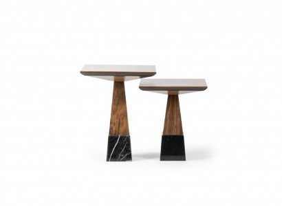 2x Beisteltisch Holz Kaffeetisch Wohnzimmer Luxus Design Möbel Einrichtung